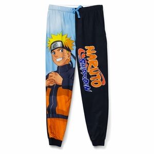 Naruto Shippuden Anime Sleep Pants Youth M Graphic Pajama Lounge Pants VIZ
